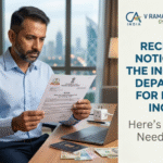 Indian income tax notice for foreign income